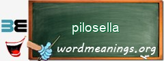 WordMeaning blackboard for pilosella